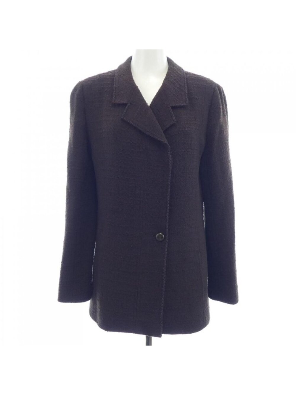 Chanel Vintage Jacket Brown 38